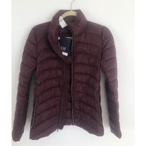 Gap light weight puffer coat XS NWT